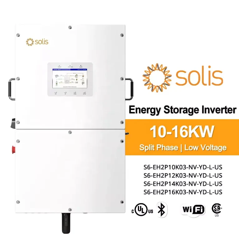 Solis S6-EH2P10K03-NV-YD-L-US 10kw 12kw 16kw Split Phase 48v Hybrid Solar Inverter for Residential PV Energy Storage Systems