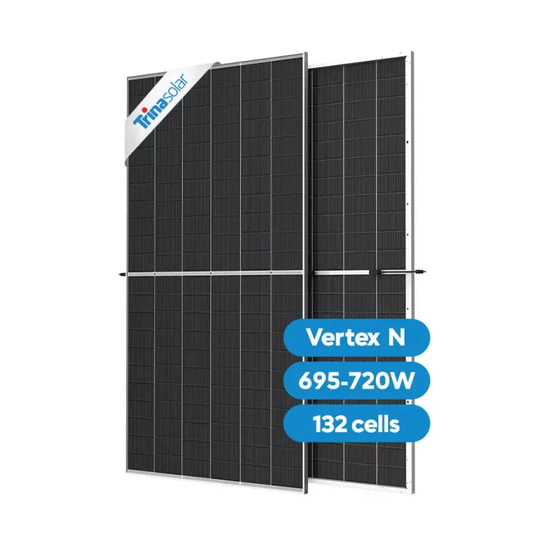 700W 720W PV Photovoltaic Half Cells Modules Distributor Trina China Solar Panels Bifacial