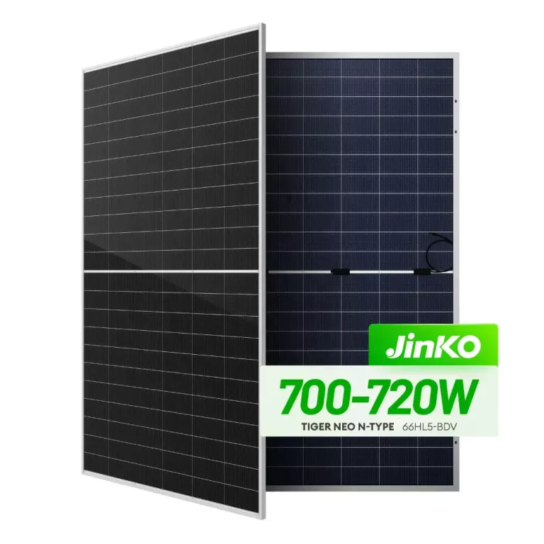 Jinko High-Efficiency 585W to 600w N-Type Single Glass Solar Panel Monocrystalline Silicon Photovoltaic System Component