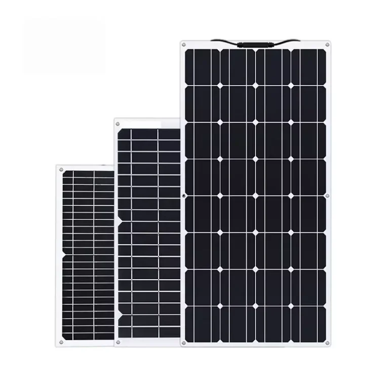 OEM Wholesale 200W Photovoltaic Flexible Solar Panel Thin Film 22% Efficiency ETFE Surface Black Color
