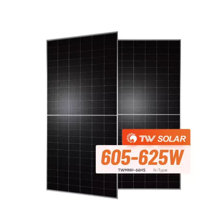 TW Solar PV Module 605w 610w 615w 620w 625w Monocrystalline Photovoltaic Panel Half Cell Tongwei Solar Panel