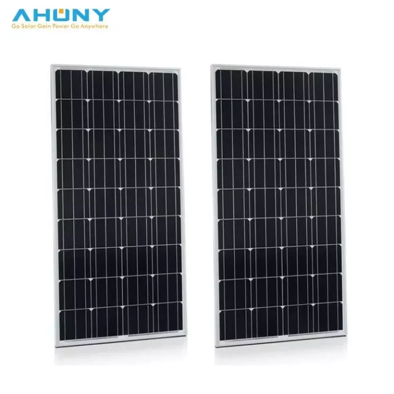 Solid Double Unbrakable Glass Solar Panel 150w Rigid Solar Module Monocrystalline for Building RV Car Off on Grid Solar System