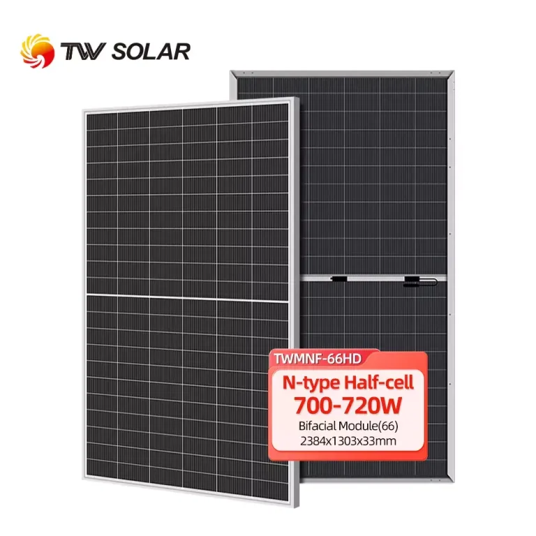 Tongwei Brand Top Rated Photovoltaic Panel 720W 710W 700W N Type Solar Panels Ja USA Warehouse
