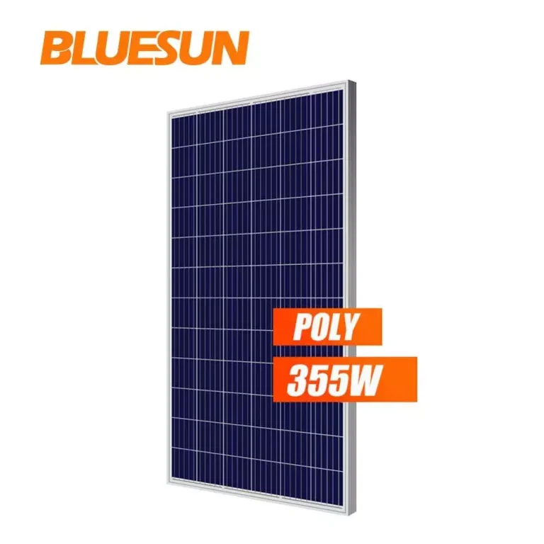 Bluesun Poly 350w Solar Panel 24v 335w 340w 345w 350w 355w Solar Panel in Mexico Market