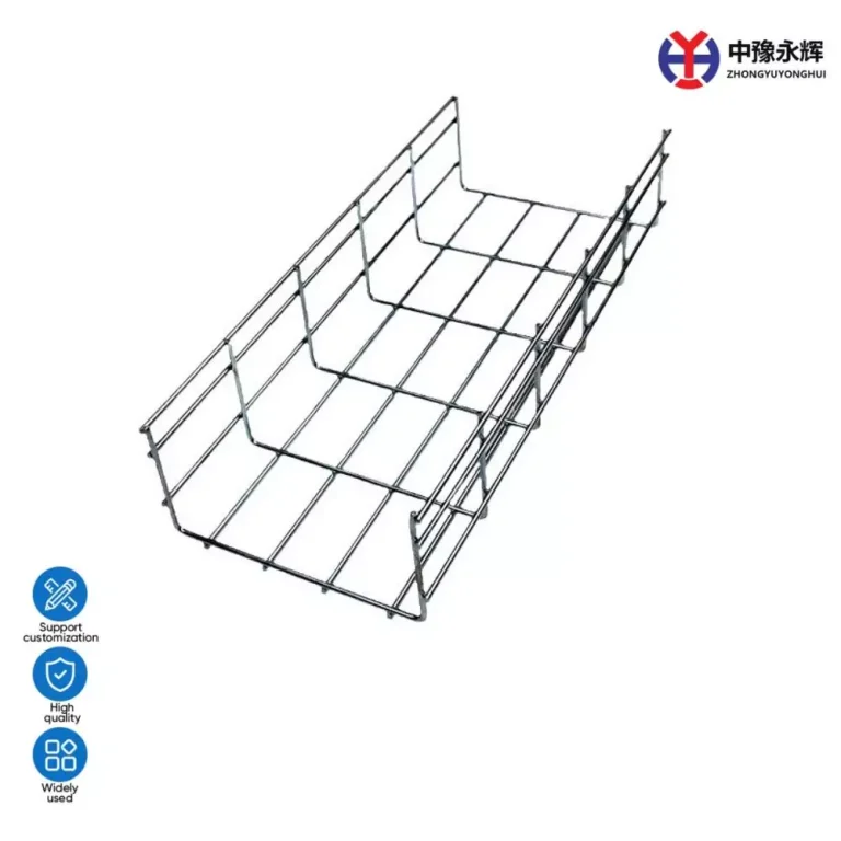Anti Static Wire Mesh Cable Tray Customizable Anti Static Material Electronics Factory Precision Instrument Workshop