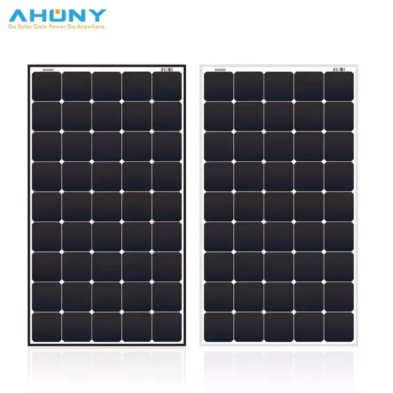 High Efficiency 100W PV Solar Module Off-Grid Power for Home Solar System Boat RV Battery Charging for Boats RVs Home Use Flexi