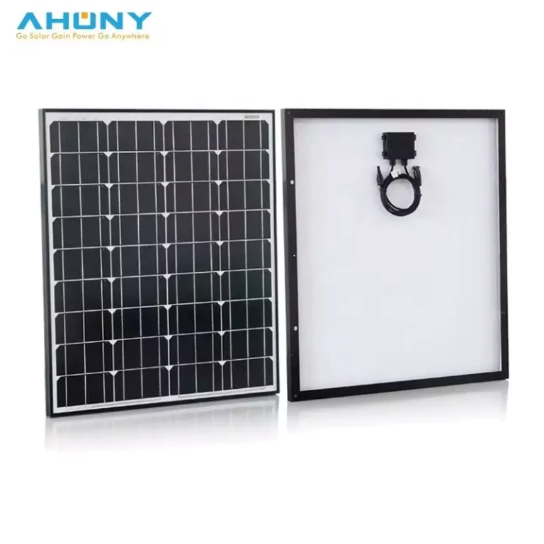 Glass Solar Panels 200 Watt for on Grid Solar System Power Plant Workshop Factory Roof